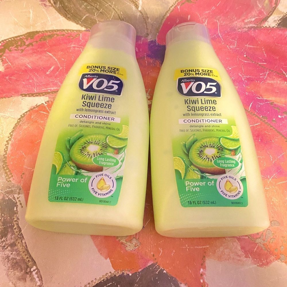 🛍️2 pack) Alberto VO5 Kiwi Lime squeeze Conditioner detangle and shine 18FLOZ💥